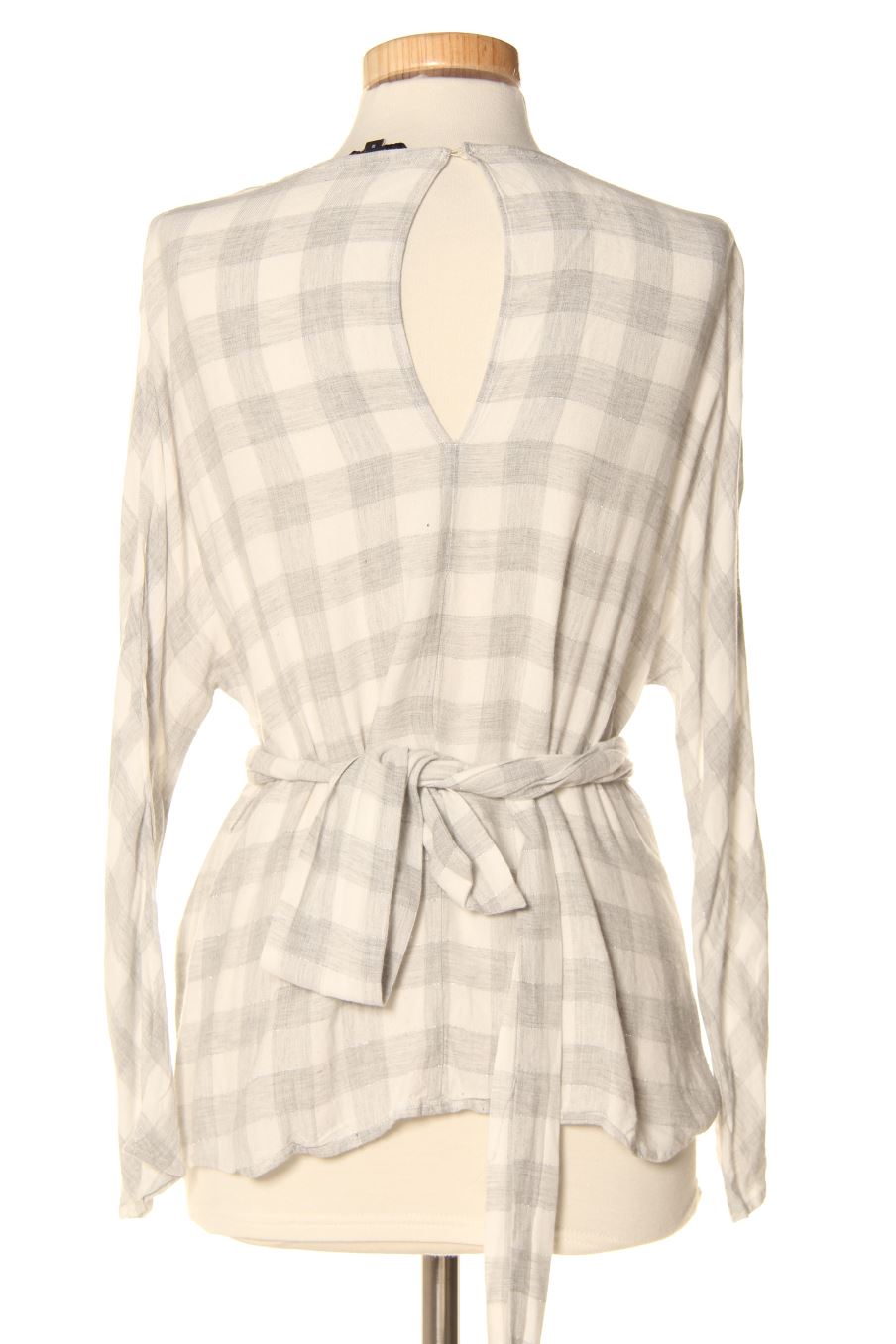 Blouse à manches longues Amitié de la taille S, de couleur carreaux