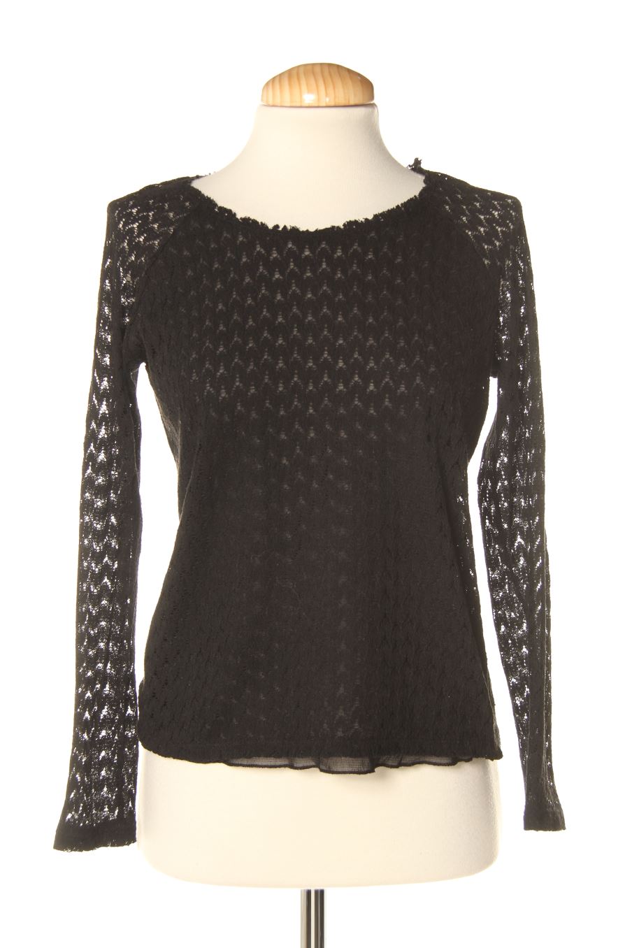 T-shirt à manches longues Camaieu de la taille 36, de couleur noir