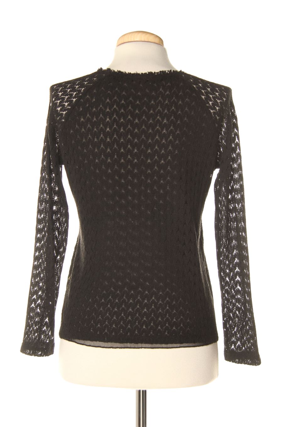 T-shirt à manches longues Camaieu de la taille 36, de couleur noir
