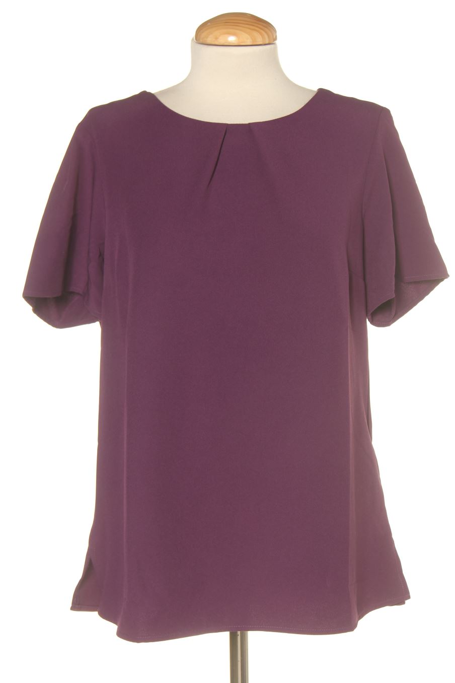Blouse à manches courtes Vortex Designs de la taille S, de couleur pourpre