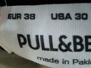Jeans Pull & Bear de la taille 38, de couleur noir de denim
