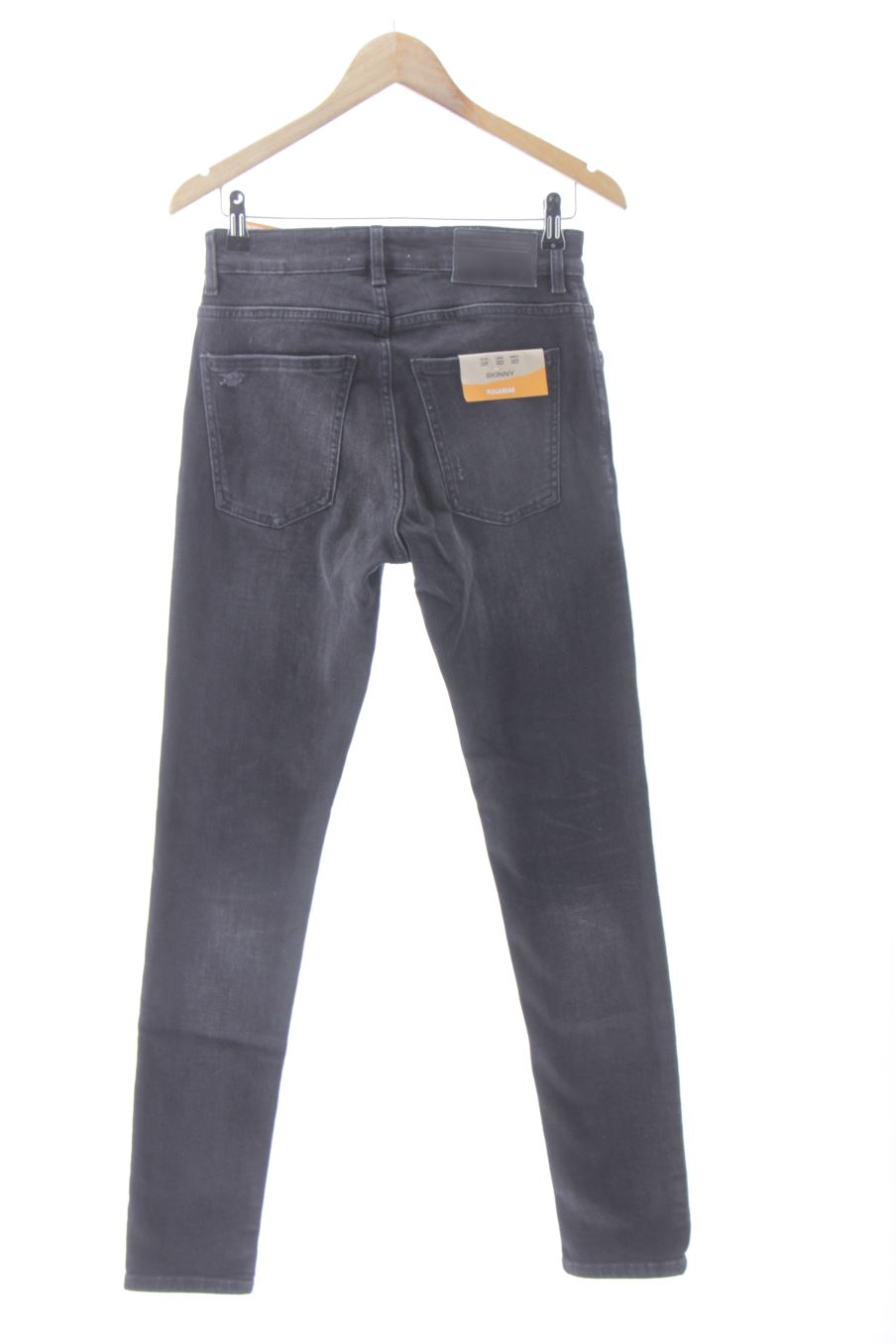 Jeans Pull & Bear de la taille 38, de couleur noir de denim