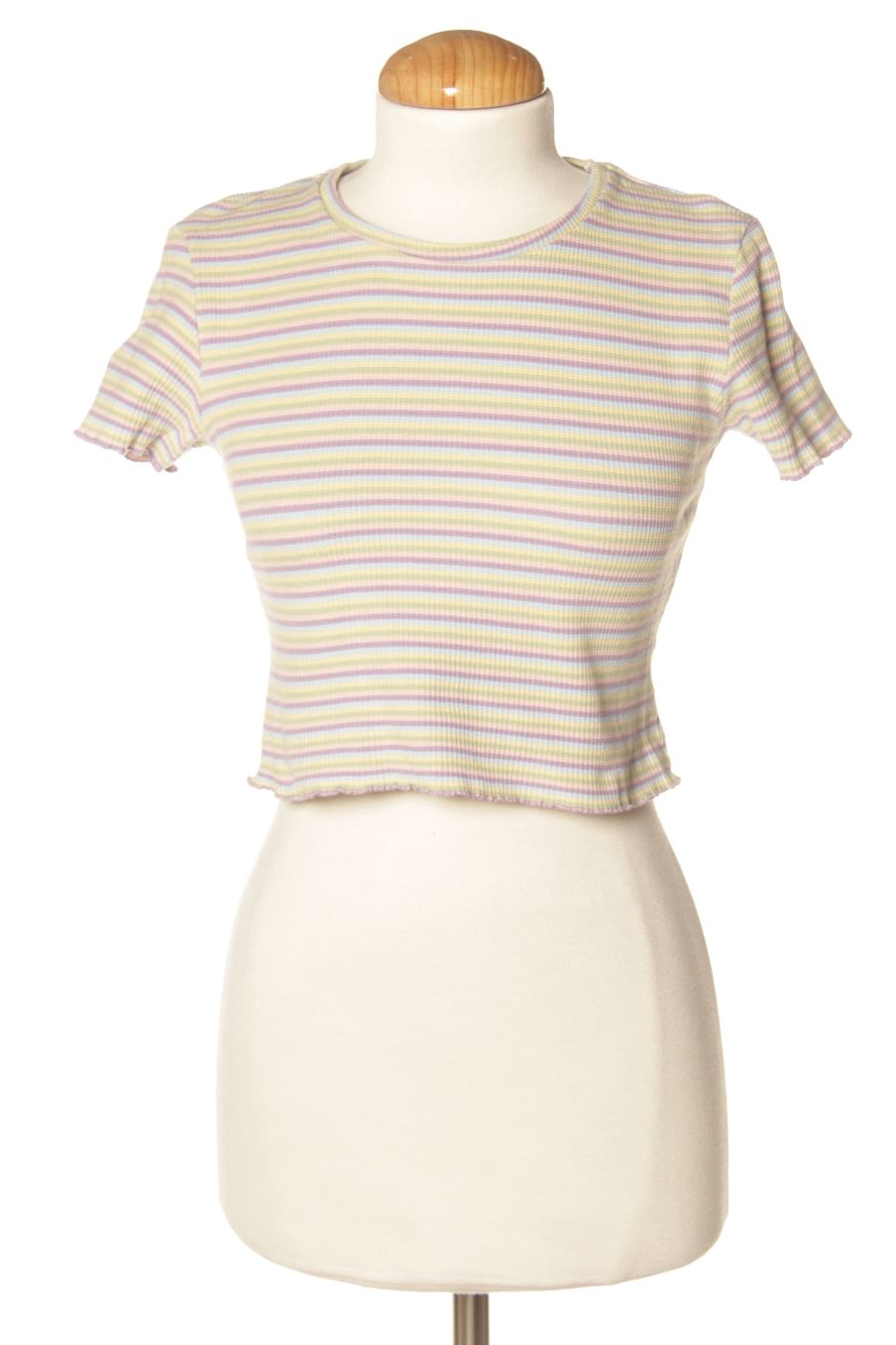 Aufwändiges Top von Pull & Bear Größe M, Farbe Gestreift, für