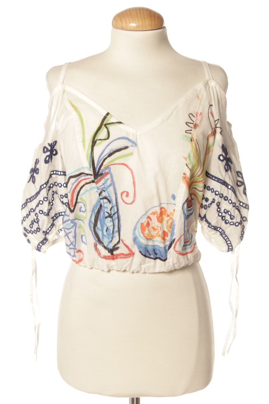 Blusa a maniche corte de Desigual de la talla M, de color stampato