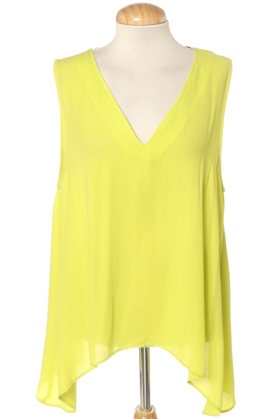 Blusa de manga corta de Elogy de la talla XL, de color amarillo