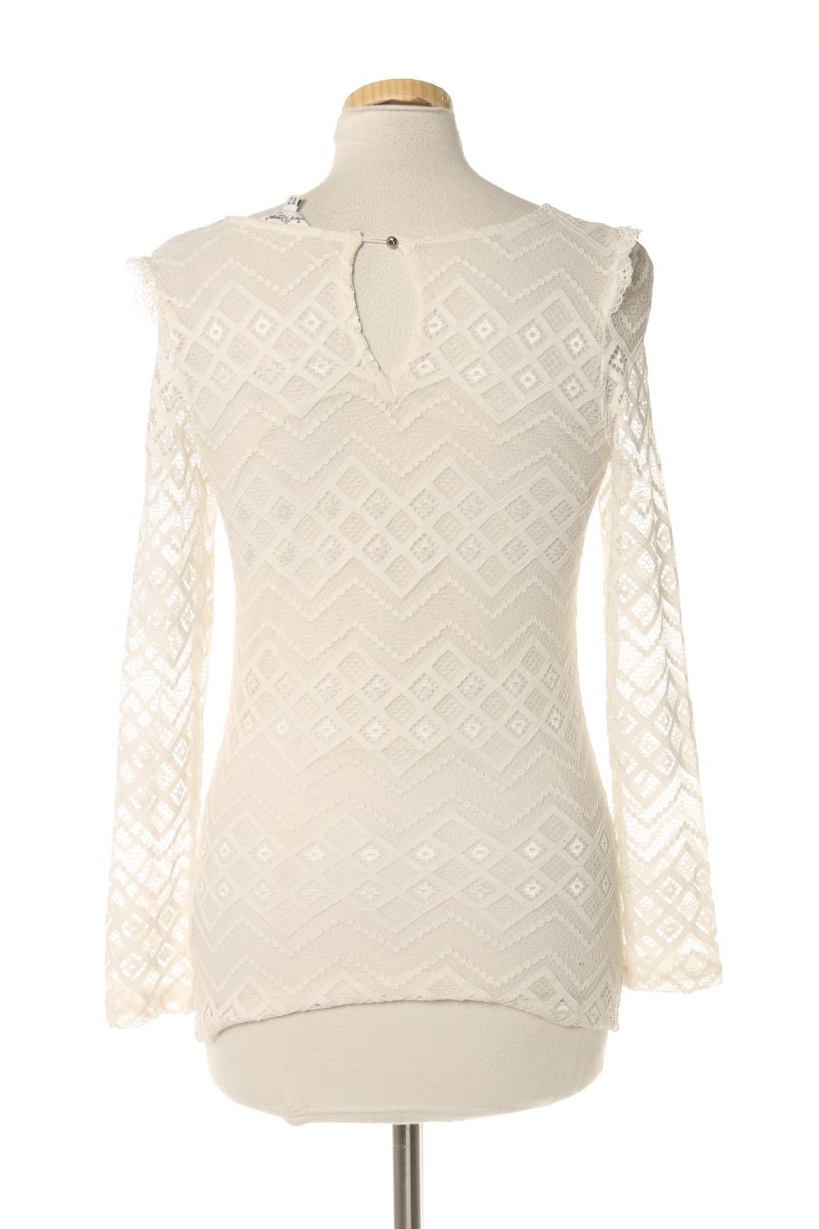 Langärmeliges T-Shirt von Jus d'Orange Größe M, Farbe Weiss, für