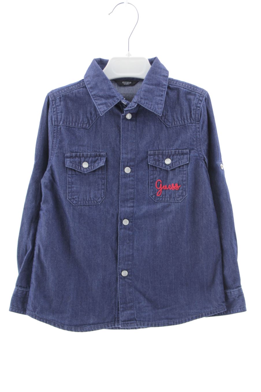 Chemise manches longues Guess de la taille 4 ans de denim de seconde main