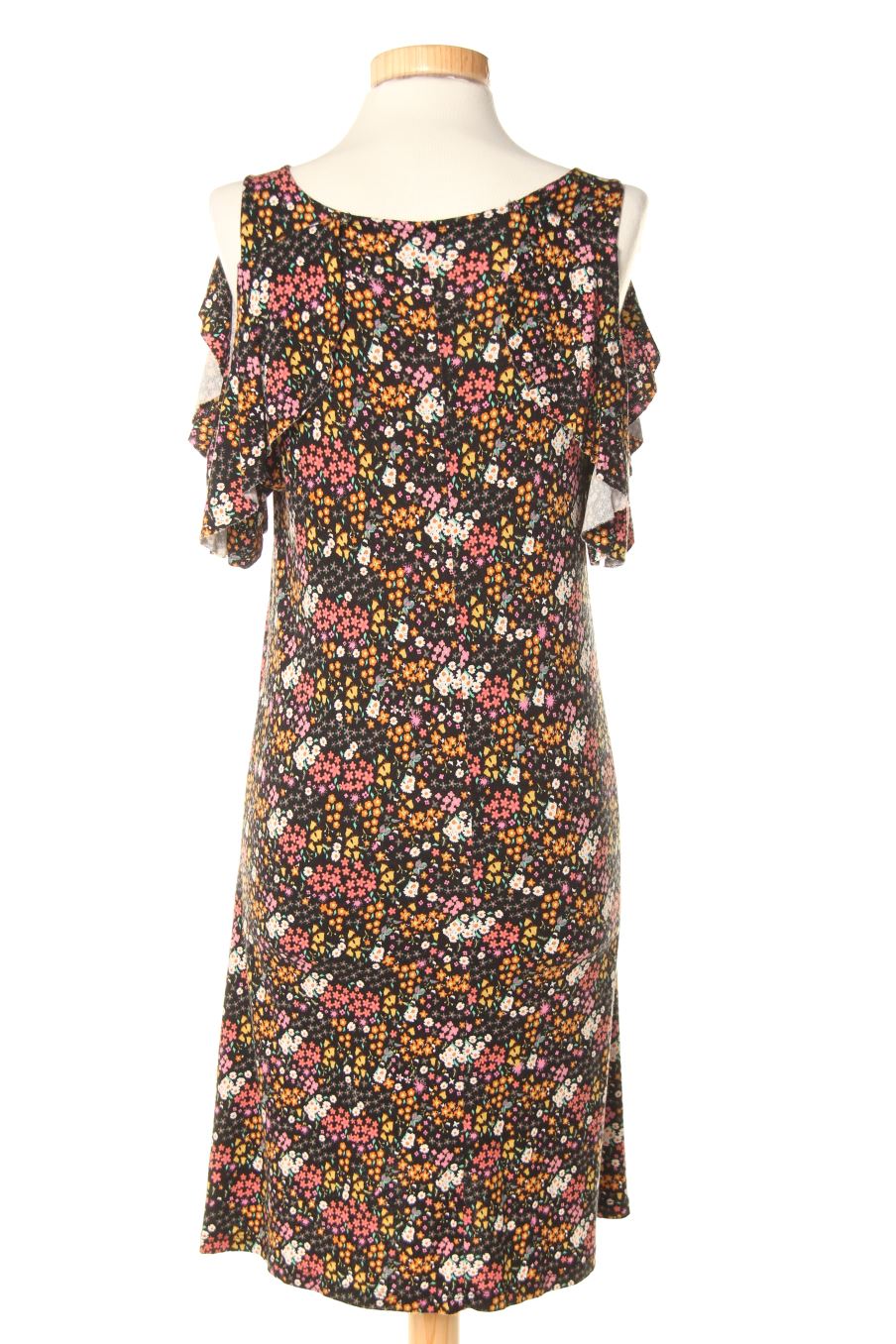 Robe casual Pull & Bear de la taille S, de couleur fleurs