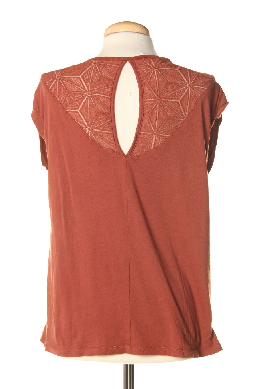 Camiseta de Promod de la talla S, de color marrón
