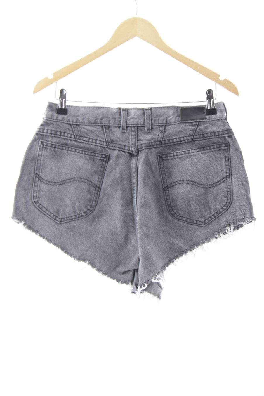 Pantalón corto de Lee de la talla 38, de color negro de ropa vaquera