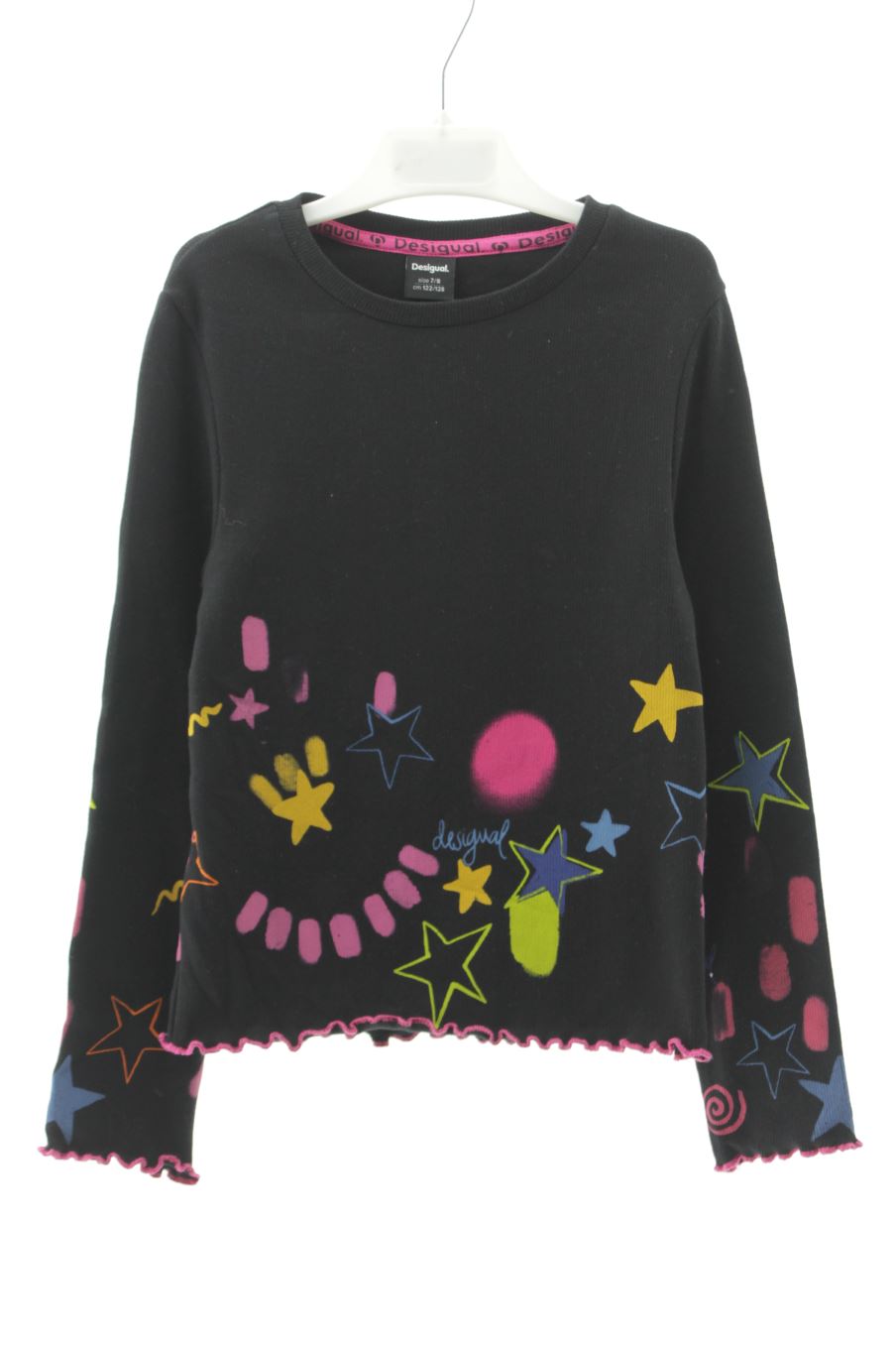 Maglietta a maniche lunghe de Desigual de la talla 7 anni seconda mano