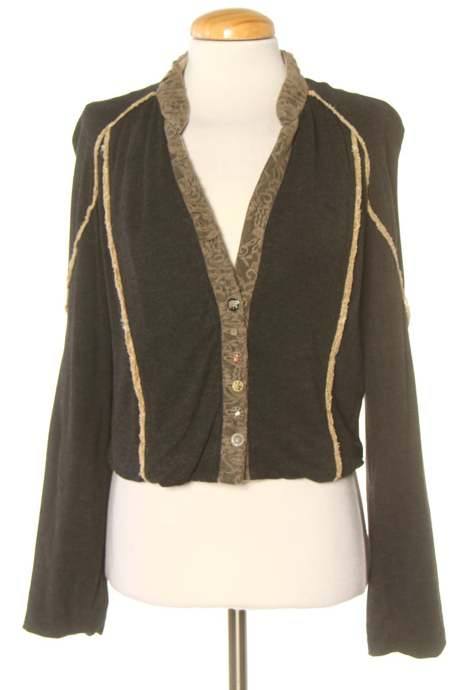 Blazer Elisa Cavaletti de la taille S, de couleur gris