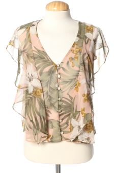 Blouse à manches courtes XS Mango