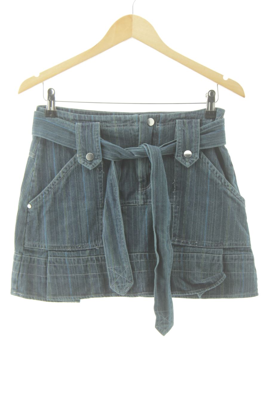 Jupe natura de la taille XS, de couleur bleu de denim