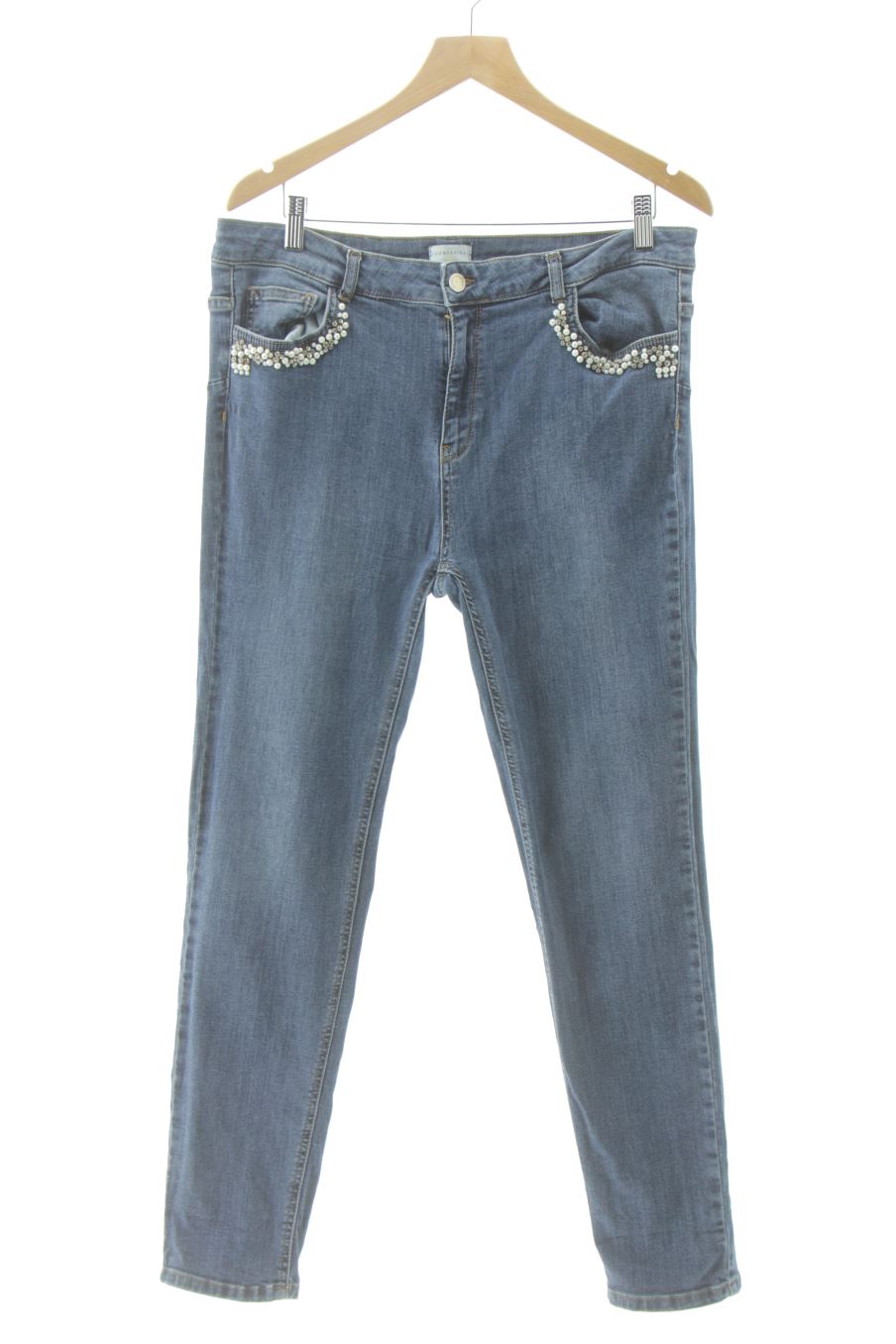 Jeans Cortefiel de la taille 46, de couleur bleu de denim