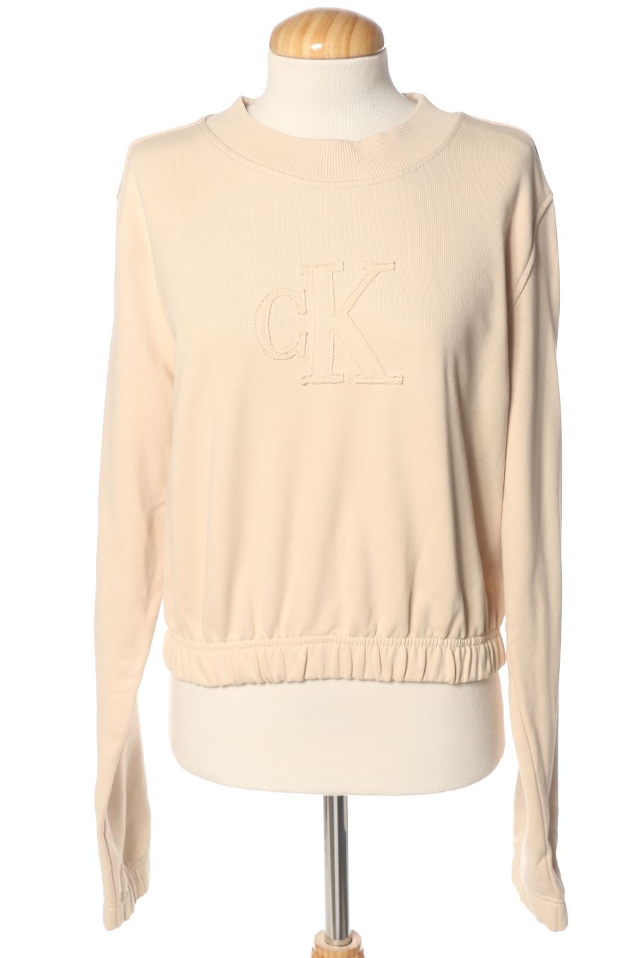 Sweat Calvin Klein de la taille M, de couleur beige