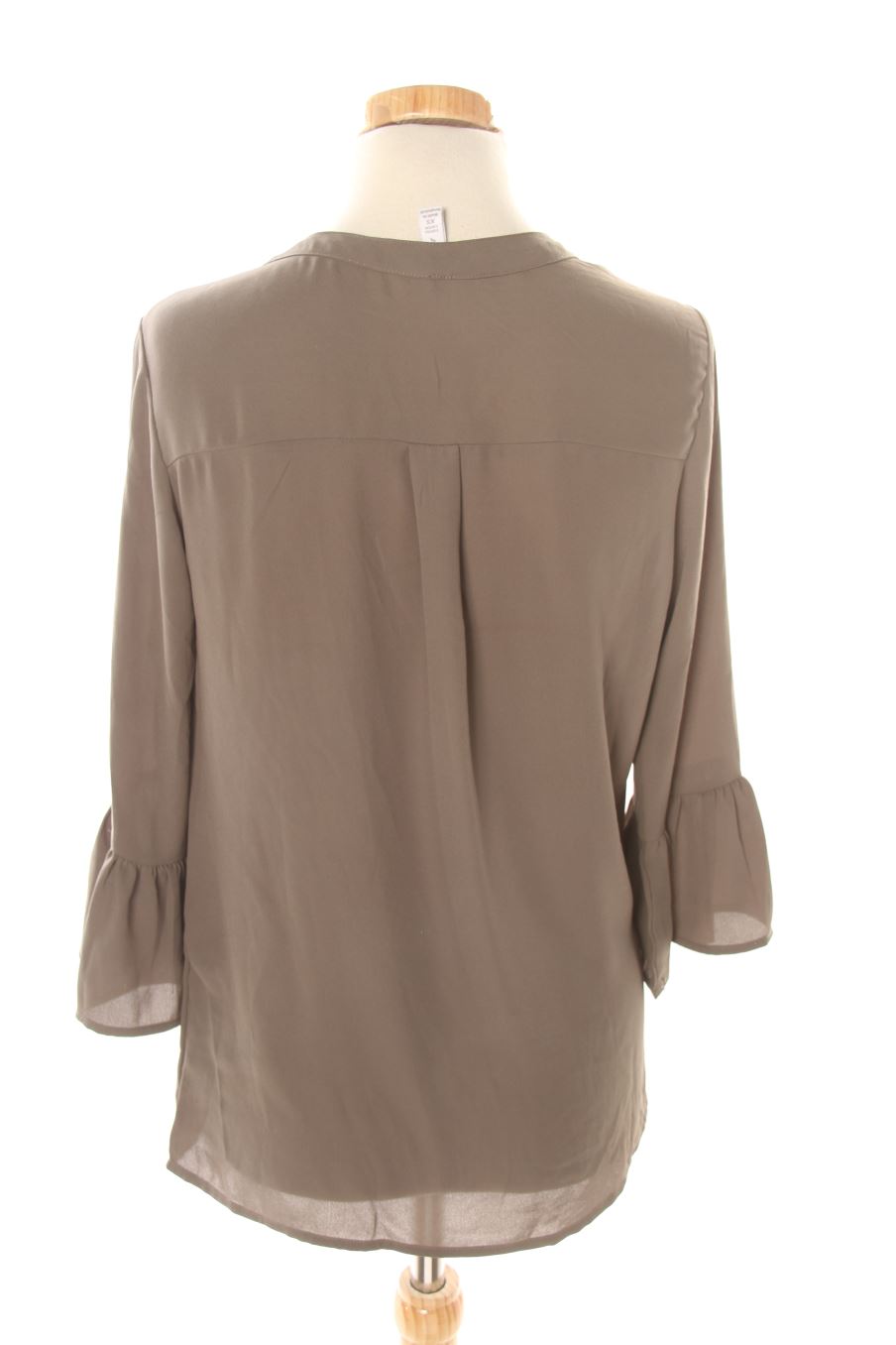 Blouse à manches longues Amisu de la taille XS, de couleur marron
