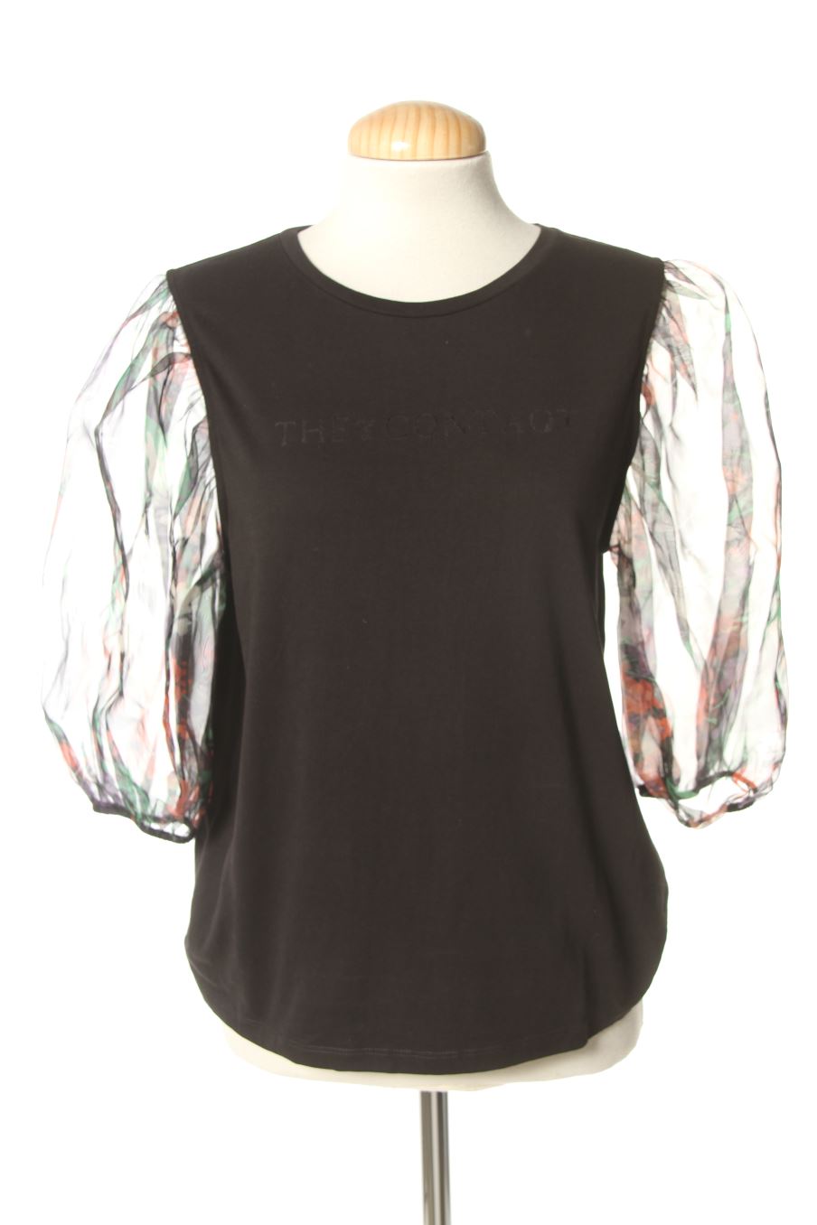 Top de Zara de la talla S, de color negro