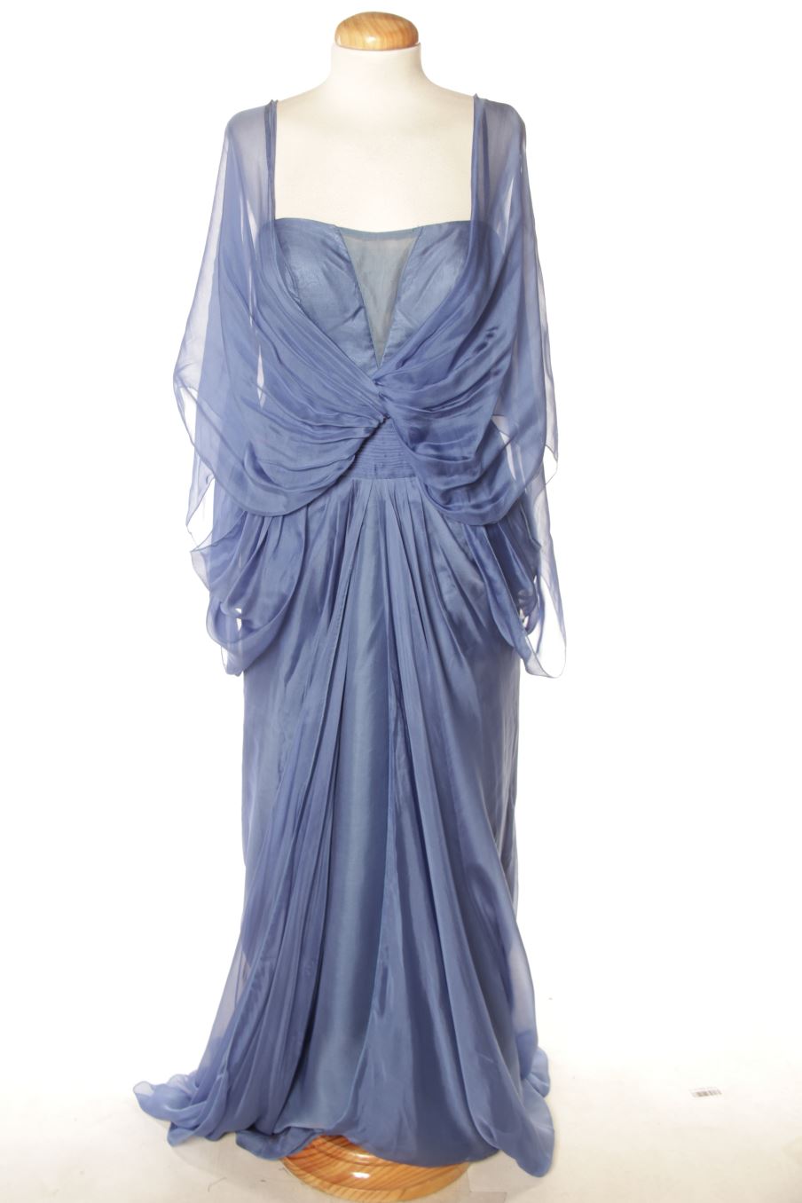 Aufwändiges Kleid von MISURA COSTURA Größe 42, Farbe Blau, für