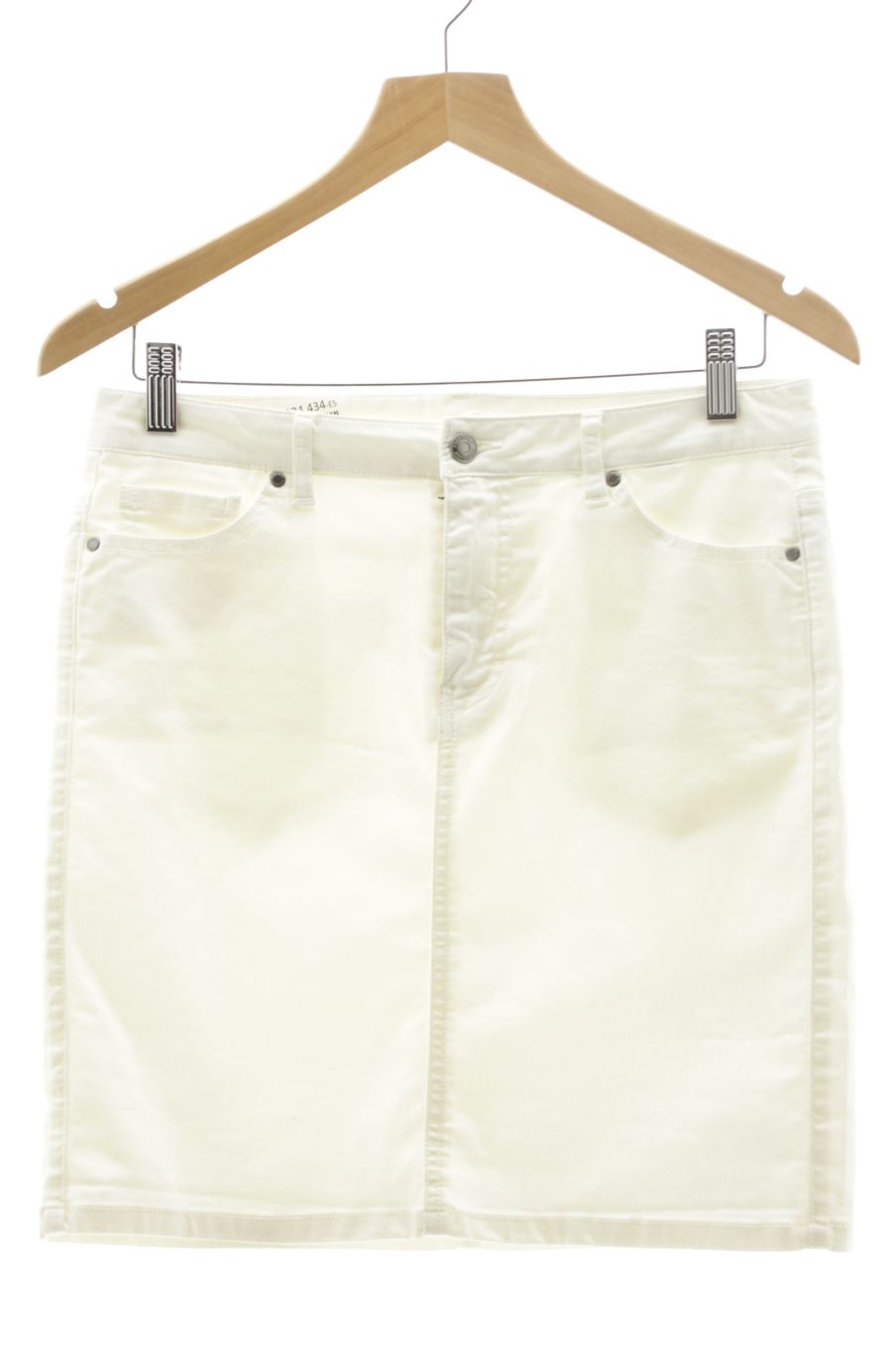 Jupe Free Quent de la taille M, de couleur blanc de denim