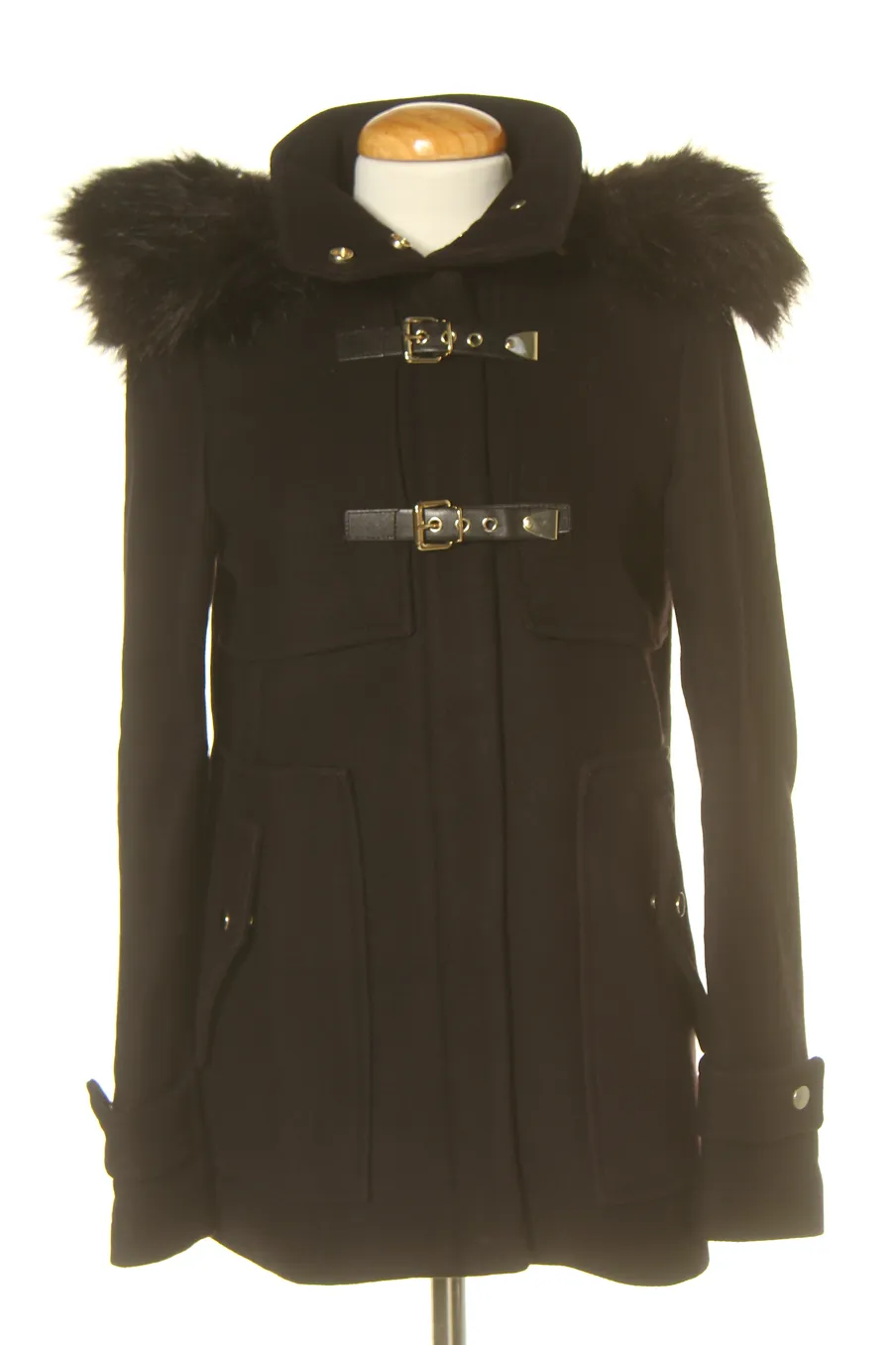 Manteau Zara de la taille S, de couleur noir