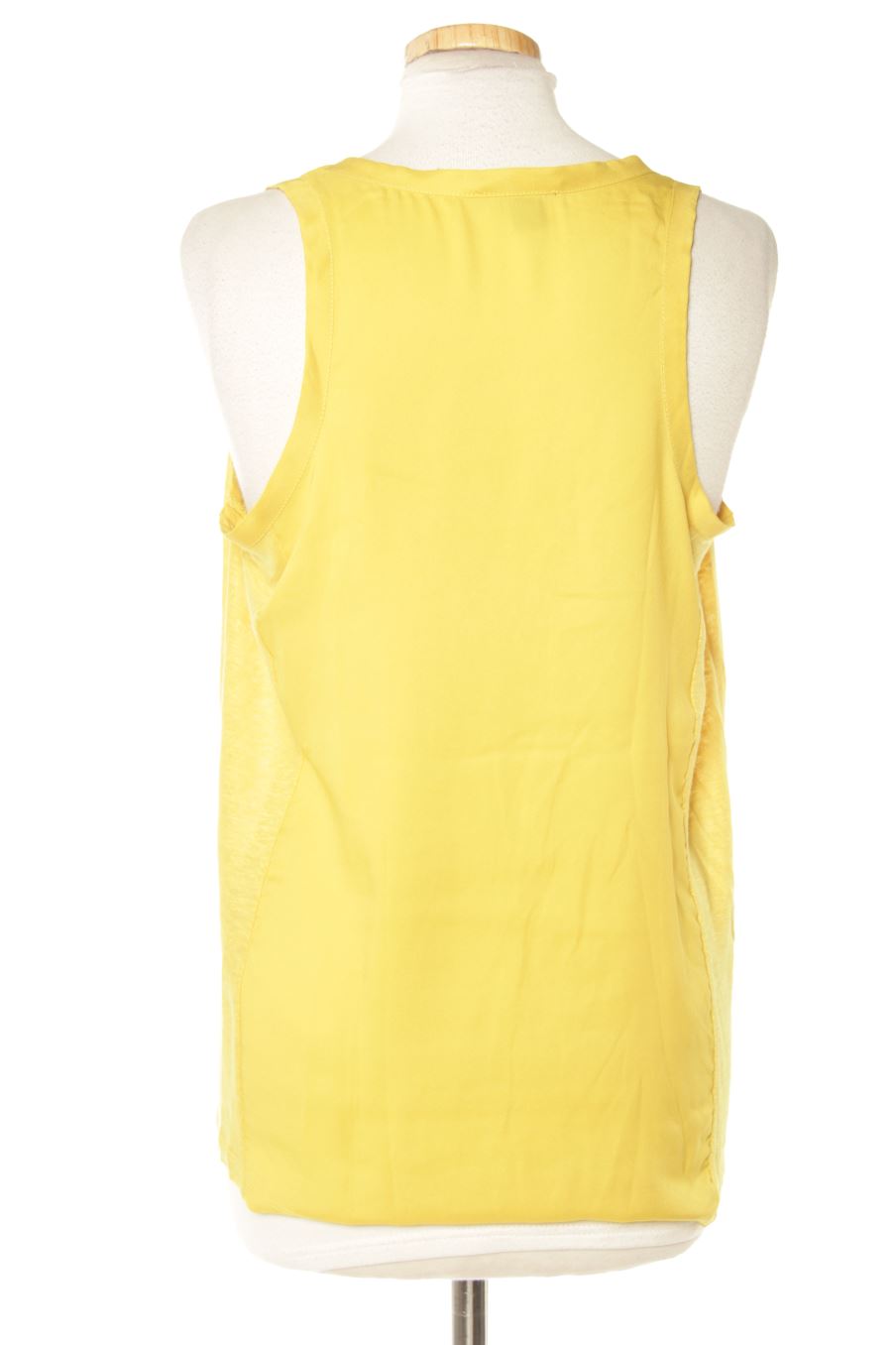 Top Mango de la taille S, de couleur moutarde
