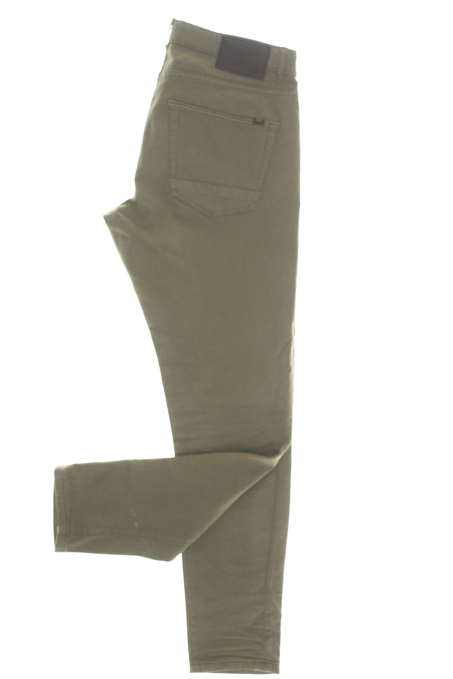 Vaqueros de Zara de la talla 44, de color verde de ropa vaquera