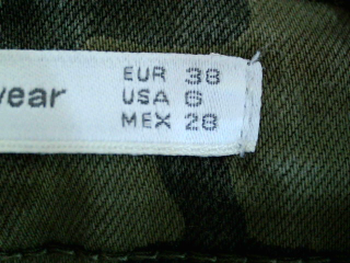 Vaqueros de Trafaluc de la talla 38, de color verde de ropa vaquera
