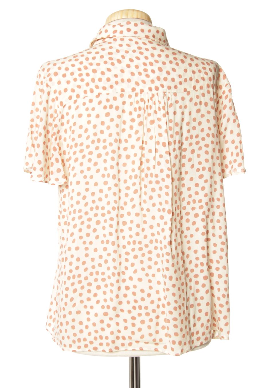 Camisa de Mango de la talla L, de color beige