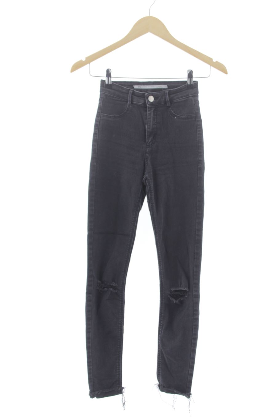 Jeans Trafaluc de la taille 34, de couleur noir de denim