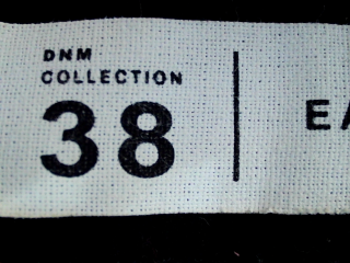 Jeans Easy wear de la taille 38, de couleur noir de denim