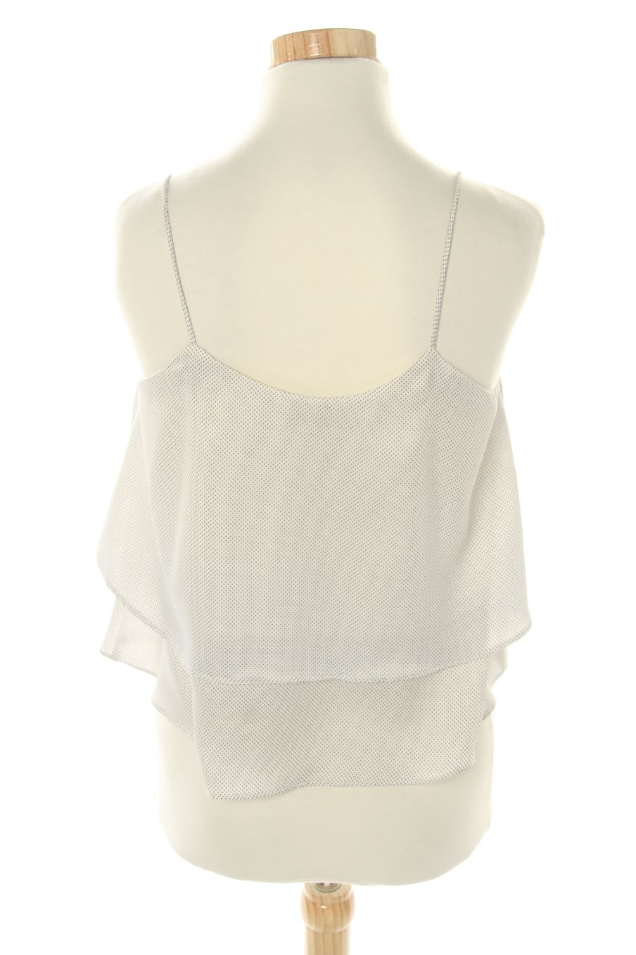 Top de Mango de la talla XS, de color blanco