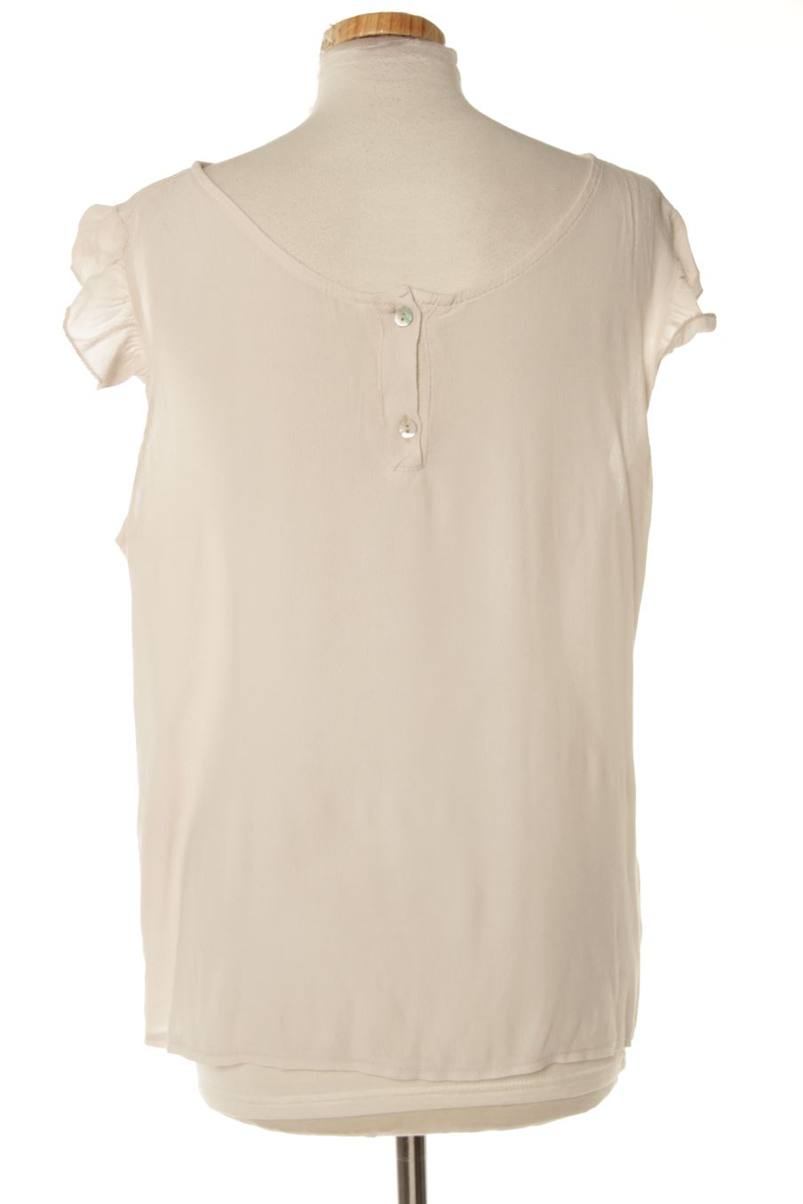 Blouse à manches courtes PERCENTIL de la taille L, de couleur beige