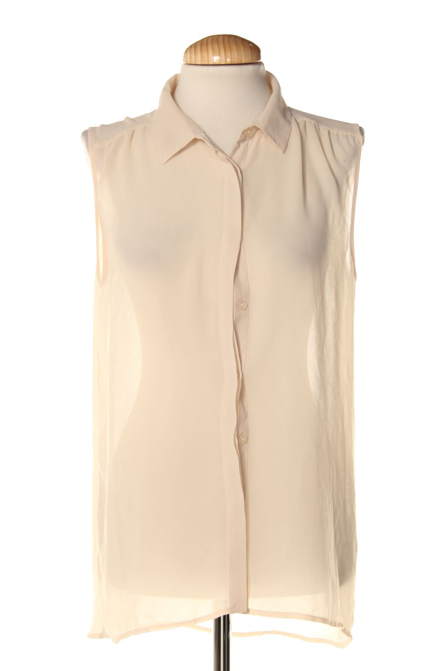 Camisa sin mangas de SOAKED de la talla S, de color beige