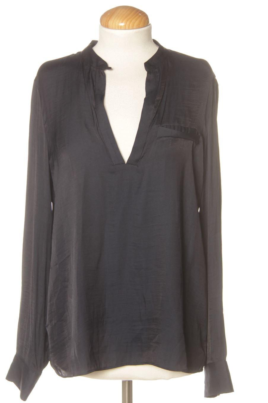 Blusa a maniche lunghe de trf (ZARA) de la talla S, de color blu oltremare