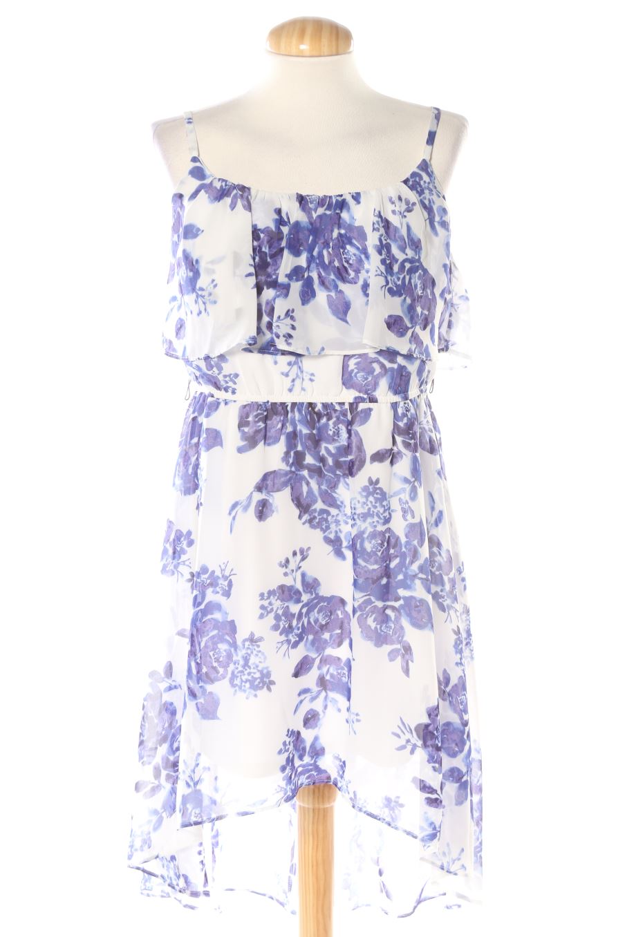 Vestido elegante de Fórmula Joven de la talla 38, de color flores