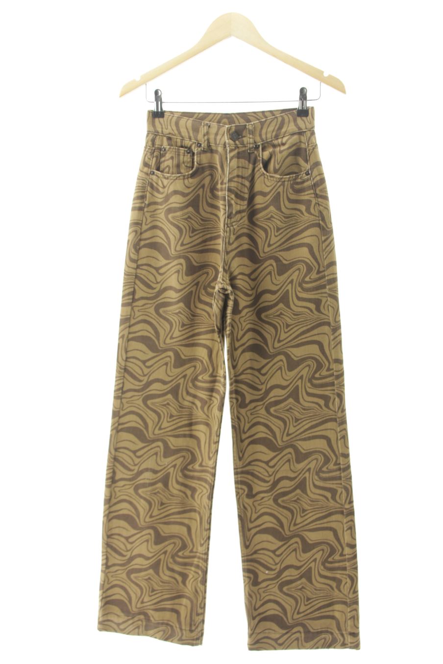 Vaquero de Pull & Bear de la talla 34, de color estampado de ropa vaquera