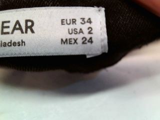 Jeans Pull & Bear de la taille 34, de couleur noir de denim