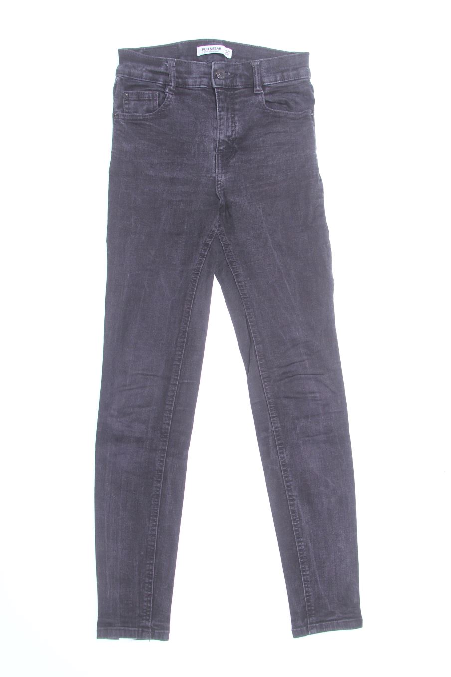 Jeans Pull & Bear de la taille 34, de couleur noir de denim