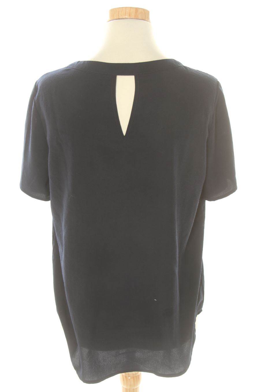 Blouse à manches courtes Vero moda de la taille S, de couleur bleu marine