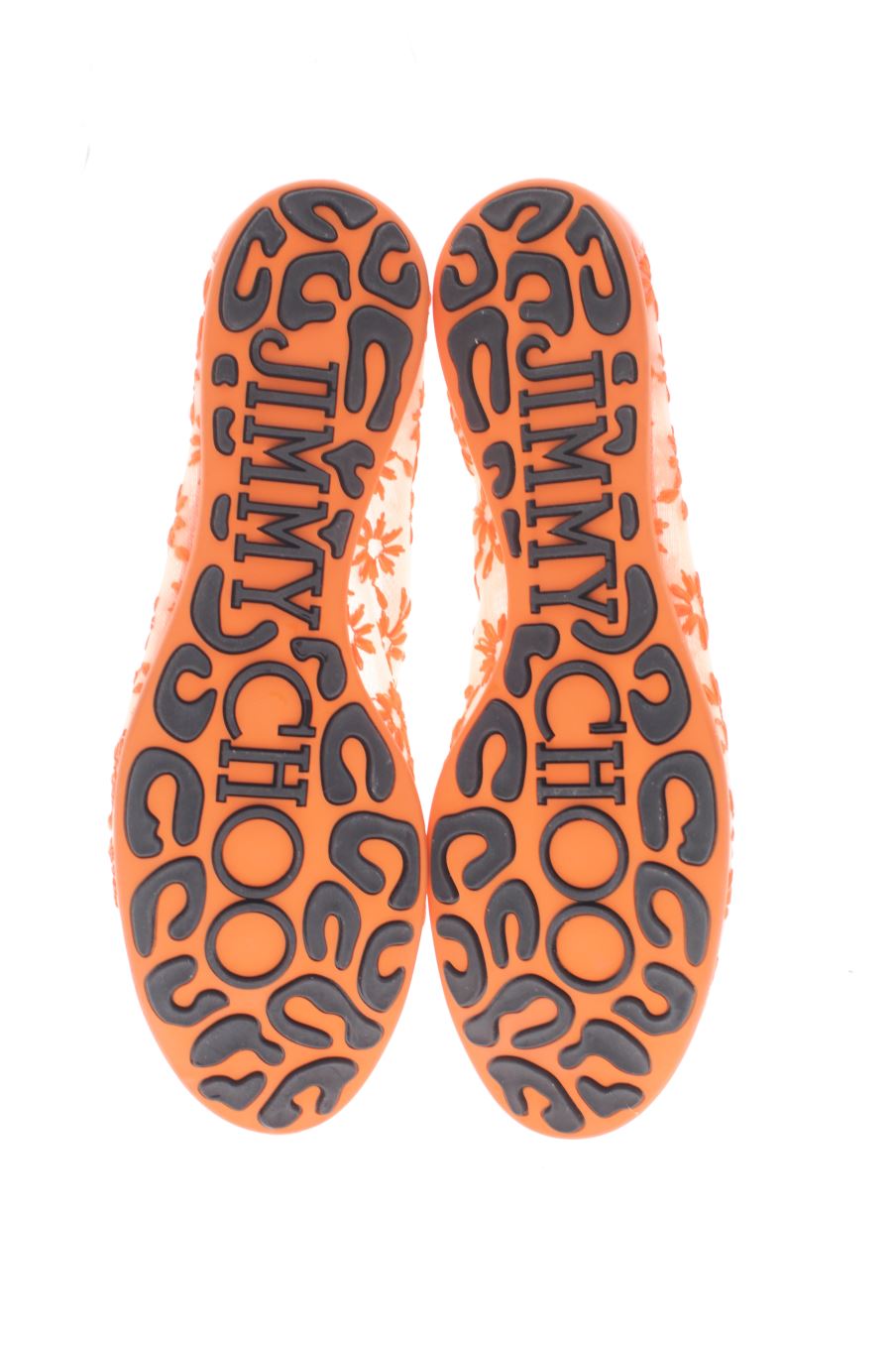 Bailarinas de Jimmy Choo de la talla 40, de color naranja de