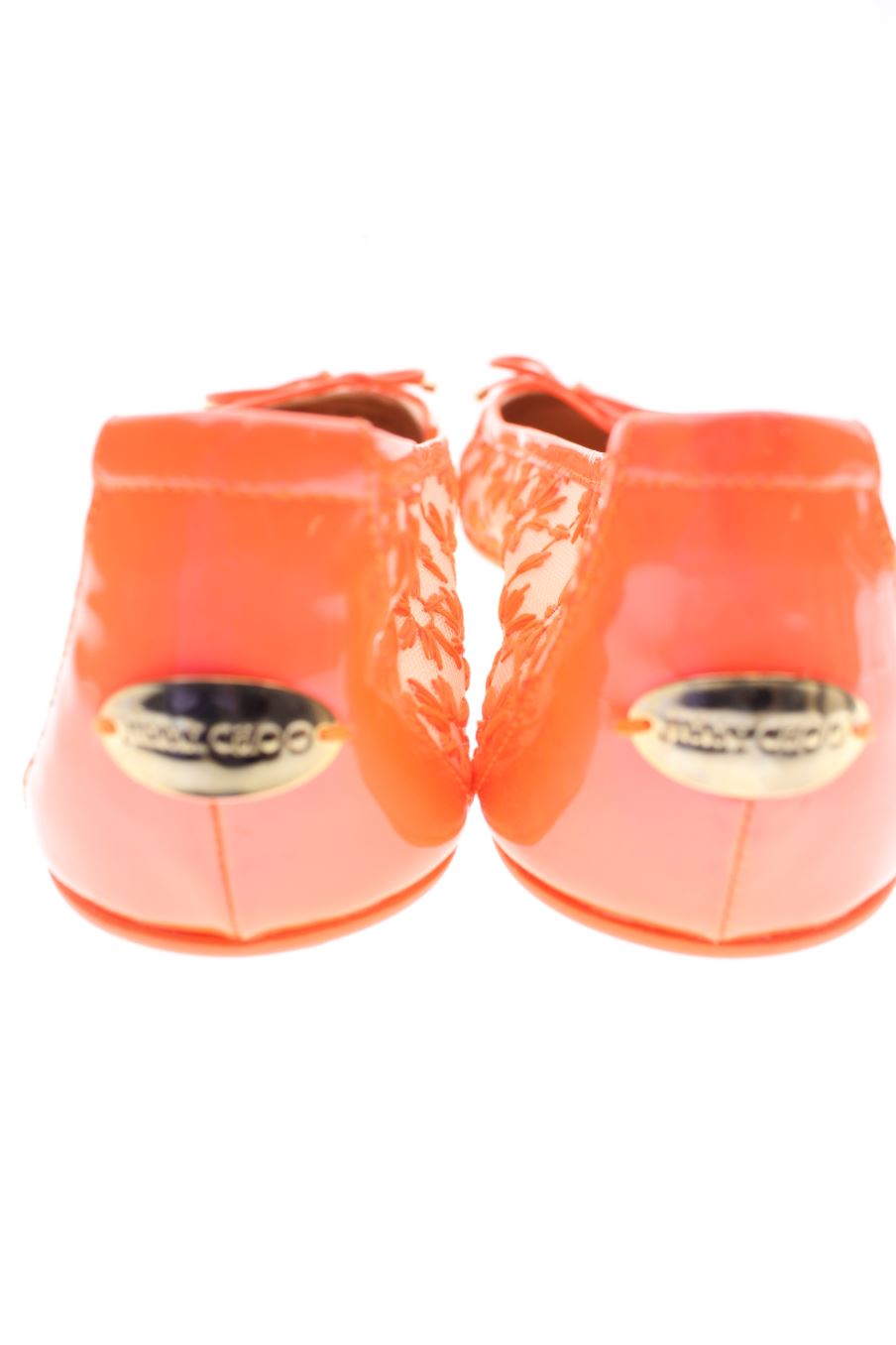 Bailarinas de Jimmy Choo de la talla 40, de color naranja de