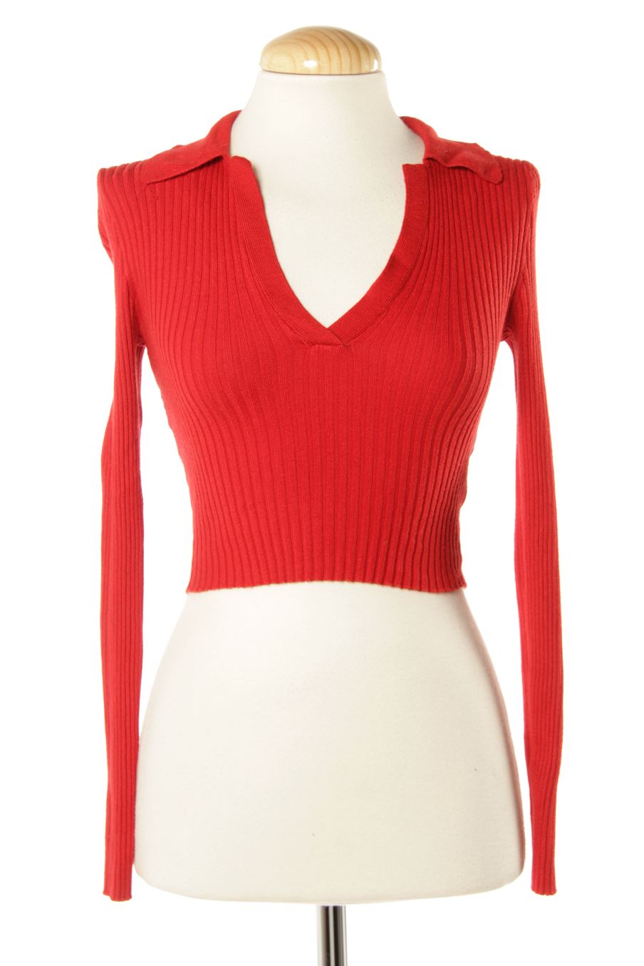 Top H&M de la taille XS, de couleur rouge