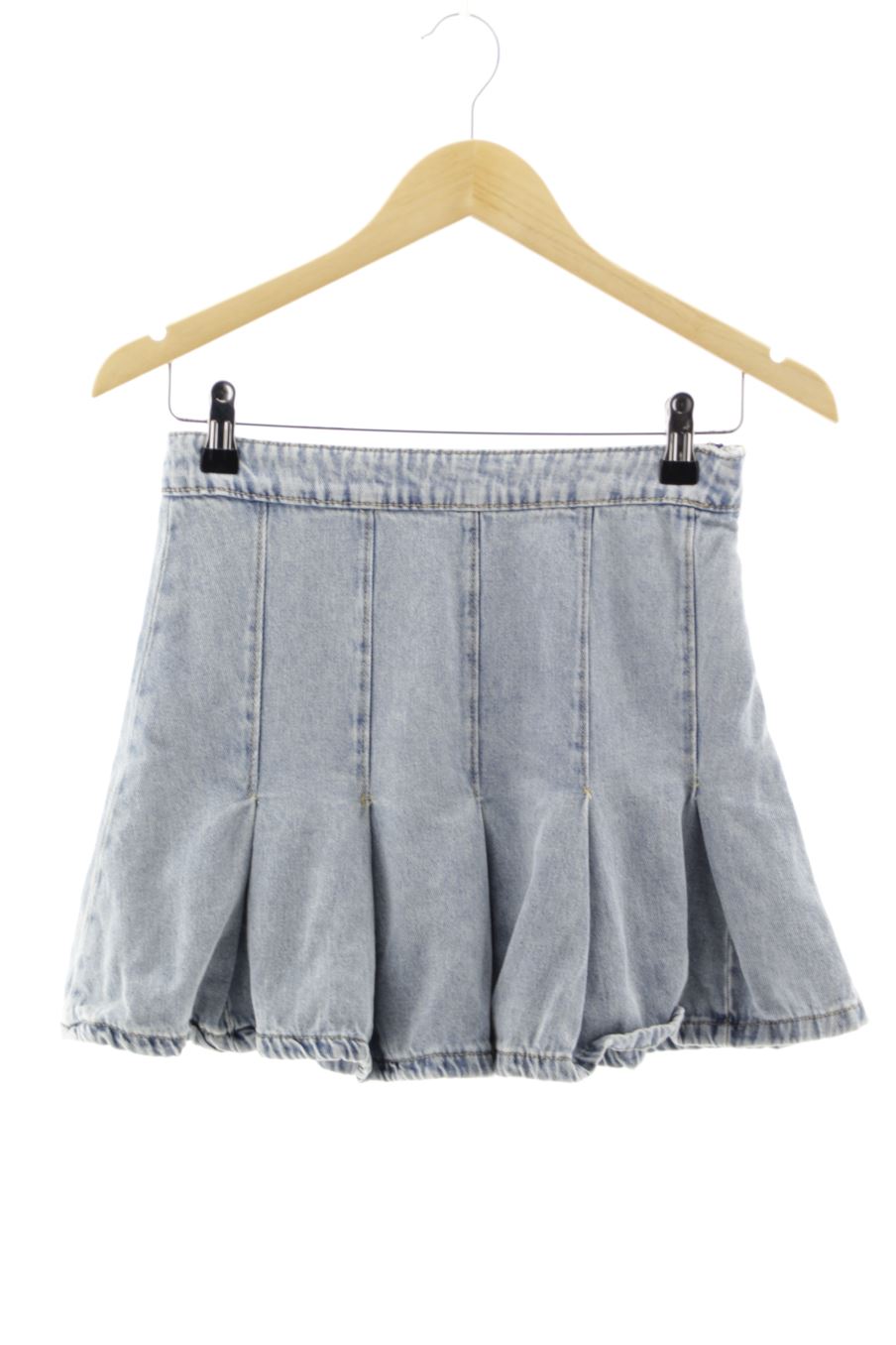 Jupe FB sister de la taille S, de couleur bleu de denim