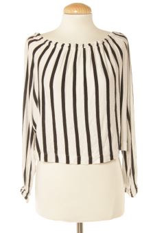 Blouse à manches longues L Bershka, photo 1 sur 2