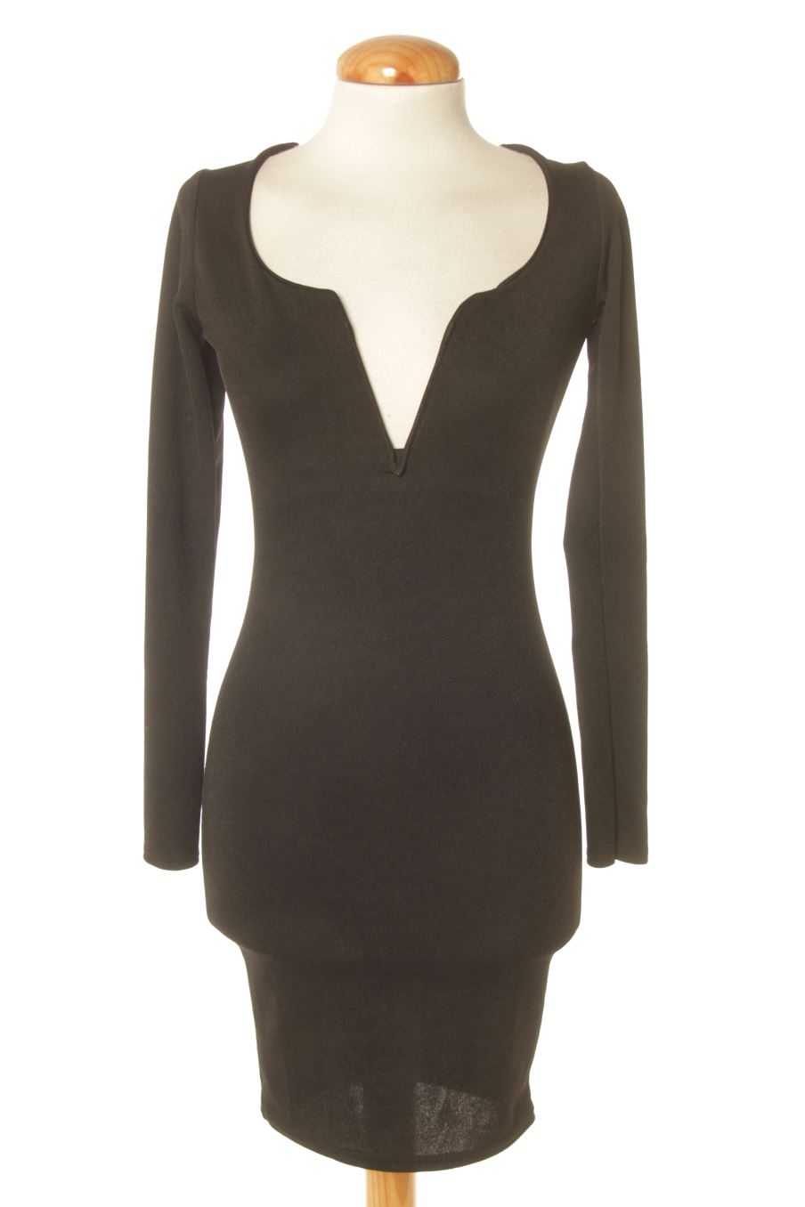 Einfaches Kleid von PRETTYLITTLETHING Größe 36, Farbe Schwarz, für