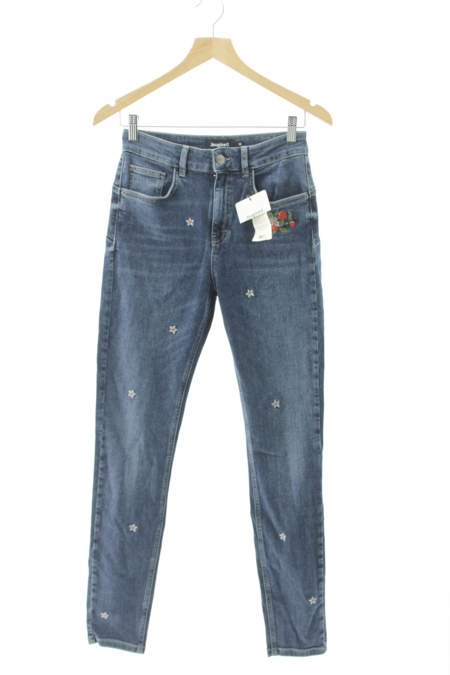Jeans von Desigual Größe 38, Farbe Blau, aus Jeanskleidung für