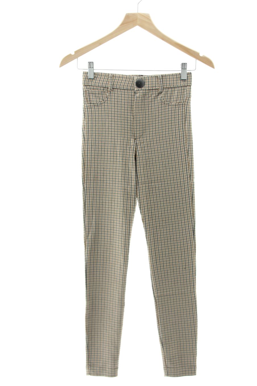 Pantaloni de Zara de la talla XS, de color quadri