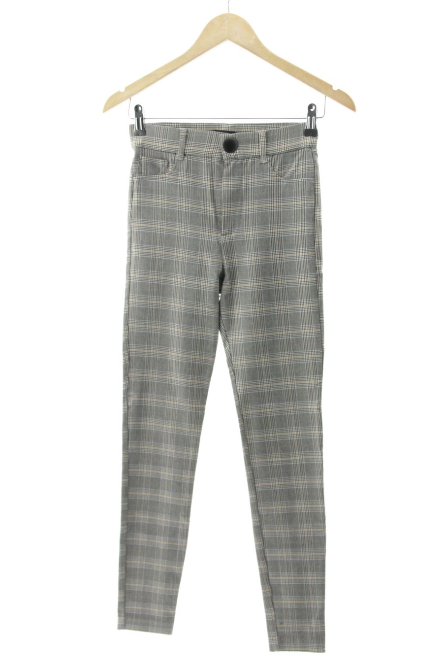 Pantaloni de Zara de la talla S, de color quadri