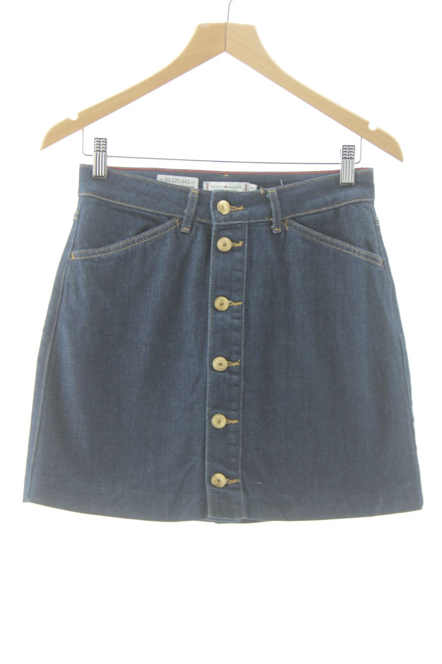 Falda de Tommy Hilfiger de la talla 36, de color azul